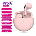 Novos Fones de Ouvido Sem Fio Pro 6 TWS com Microfone Fone Bluetooth Auriculares para Corrida Esportiva para Apple iPhone Xiaomi Pro6 Fones de Ouvido