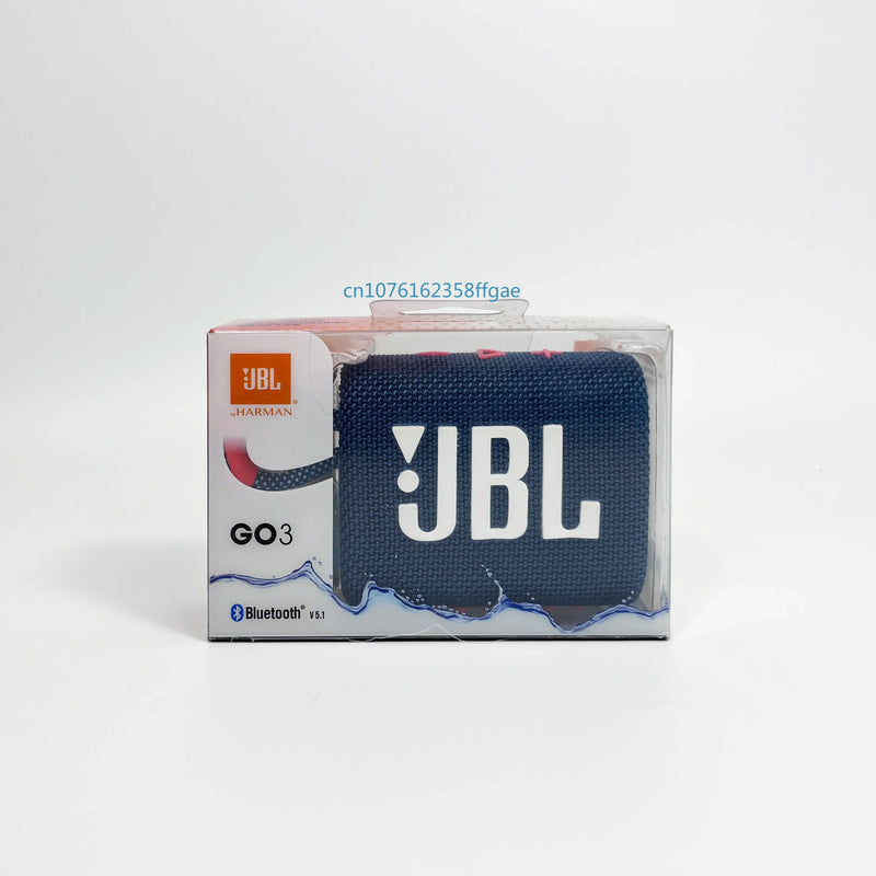Original JBL GO 3 Alto-falante Bluetooth sem fio Alto-falante portátil à prova d'água