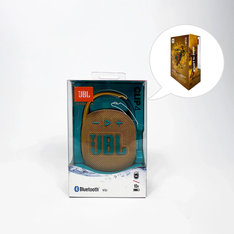 Caixa de Som JBL CLIP 4 - Subwoofer, Mini Caixa de Som, IP67 À Prova de Poeira e Água
