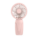 Ventilador portátil de mão pequeno, leve em ABS, com aparência fofa, ventilador mini USB recarregável para resfriamento em movimento, ventilador mini portátil para o bolso.