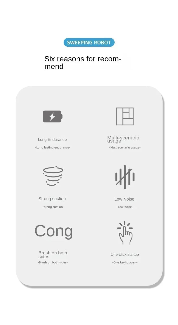 Robô de Limpeza Inteligente USB Três em Um Robô Aspirador e Mopa para Cozinha Eletrodoméstico de Limpeza de Piso