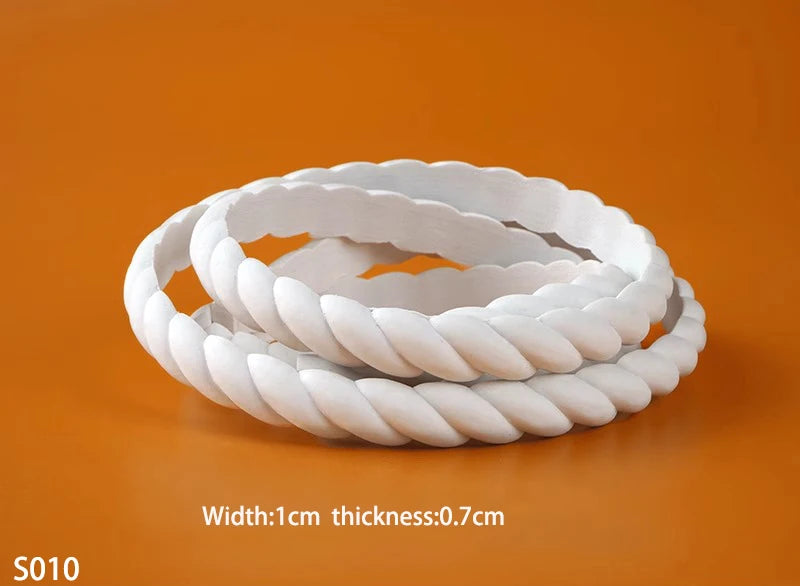 Moldura para Pintar | Design Autoadesivo de Descascar e Colar | Decoração de Casa na Moldura do Espelho do Gabinete, Borda de Parede, Decoração DIY, 1m