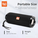 Caixa de Som Bluetooth TG191 Outdoor Portátil TWS True Wireless, À Prova d'Água, Subwoofer Potente, Som Estéreo Surround para FM