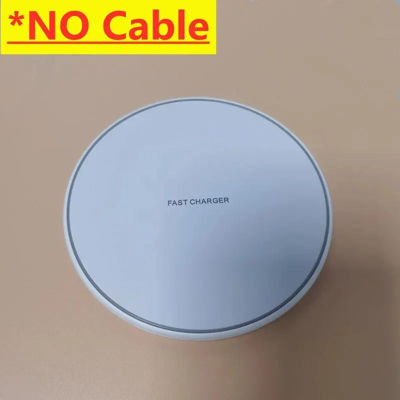 Carregador Sem Fio 30W Para iPhone 15 14 13 12 X Pro Max Estação de Carregamento Rápido Indutivo Para Samsung S23 S22 Xiaomi Huawei