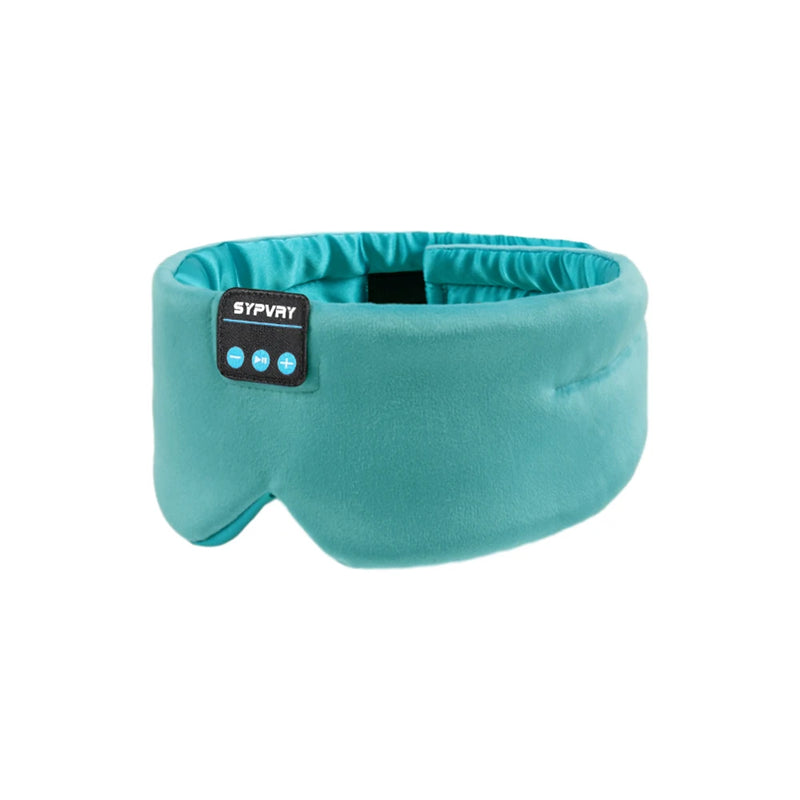 Máscara de Sono Macia com Fones de Ouvido Bluetooth Sem Fio, Fones de Ouvido para Dormir, Máscara de Olhos de Música Ajustável de Seda para Meditação e Sono