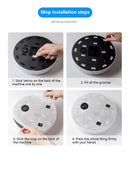 Aspirador Robô Inteligente Xiaomi 3 em 1 com Navegação Automática, Desvio de Obstáculos, Recarregável via USB para Limpeza Doméstica