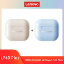Fones de Ouvido Lenovo LP40 II Originais LP40 Plus TWS Bluetooth 5.3 Sem Fio Fones de Ouvido Esportivos com Redução de Ruído e Controle por Toque