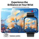 KESHUYOU 2025 Relógio Inteligente Tela HD de 2,01 Polegadas Atender Fazer Chamadas Pré-visualização de Mensagens Modos de Esporte Mostrador DIY Previsão do Tempo Para Homens e Mulheres