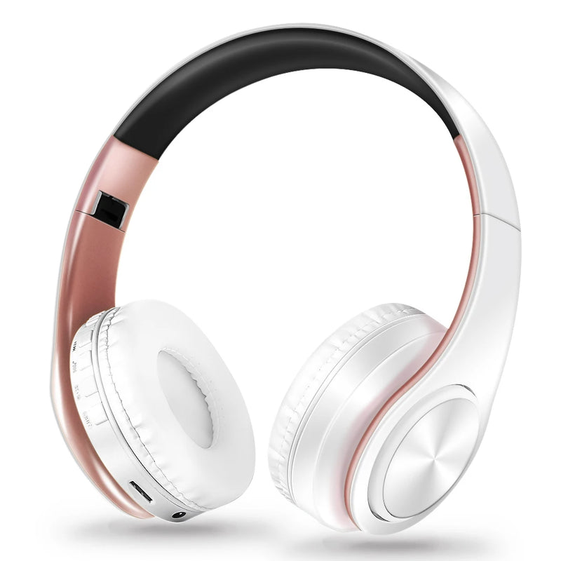 Fones de Ouvido Sem Fio Bluetooth Estéreo Masculinos com Microfone Embutido e Conector de 3,5 mm para Xiaomi Samsung iPhone