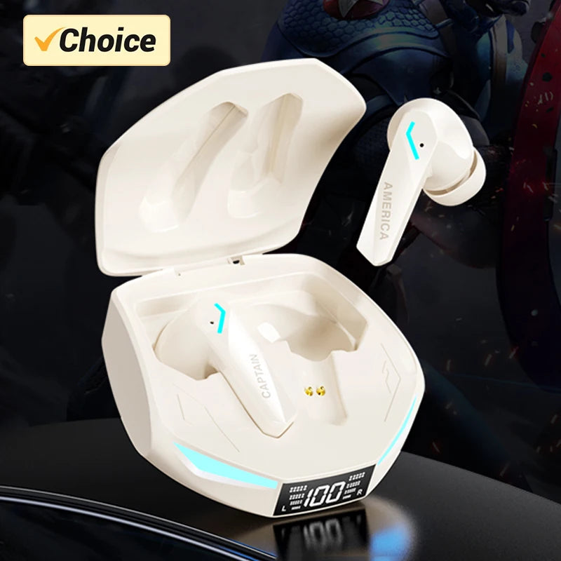 Fones de Ouvido Gaming Lenovo GM2 Pro Bluetooth 5.3 Headset Esportivo com Modo Duplo, Chamada HD, Redução de Ruído e Microfone para iPhone 2024
