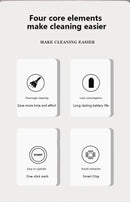 Aspirador Robô Inteligente Xiaomi 3 em 1 com Navegação Automática, Desvio de Obstáculos, Recarregável via USB para Limpeza Doméstica