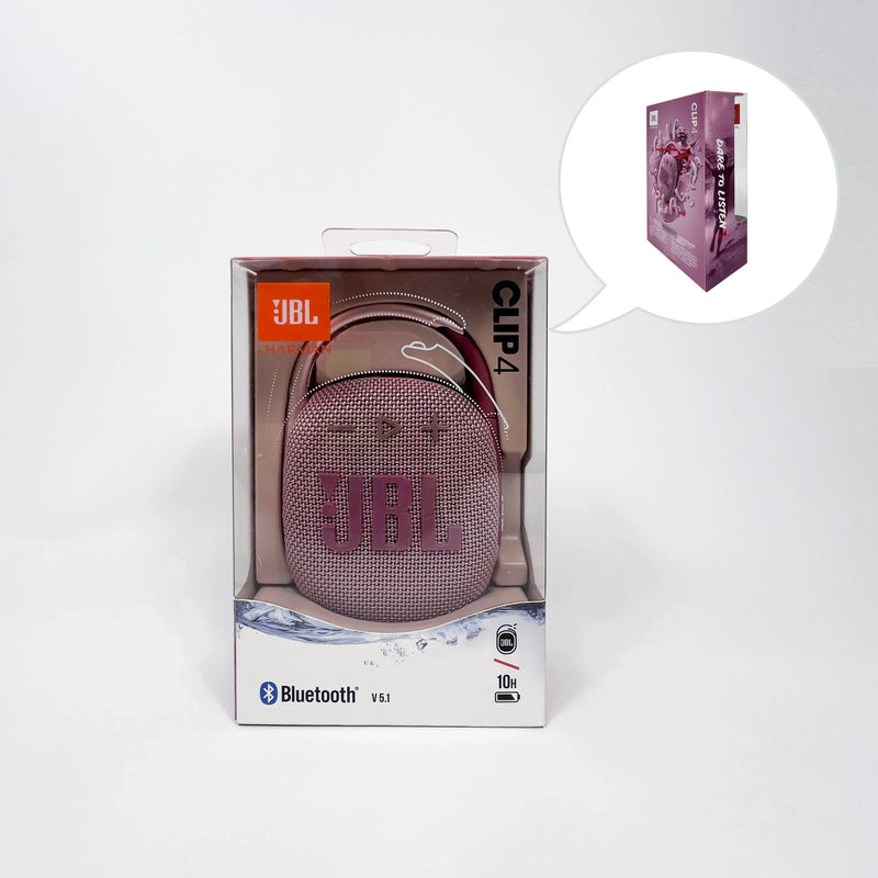 Caixa de Som JBL CLIP 4 - Subwoofer, Mini Caixa de Som, IP67 À Prova de Poeira e Água