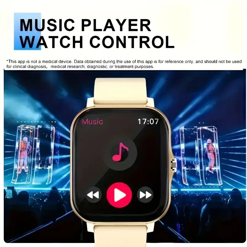 KESHUYOU 2025 Relógio Inteligente Tela HD de 2,01 Polegadas Atender Fazer Chamadas Pré-visualização de Mensagens Modos de Esporte Mostrador DIY Previsão do Tempo Para Homens e Mulheres