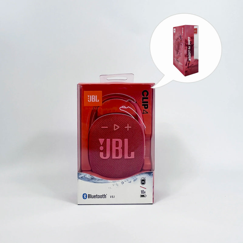 Caixa de Som JBL CLIP 4 - Subwoofer, Mini Caixa de Som, IP67 À Prova de Poeira e Água