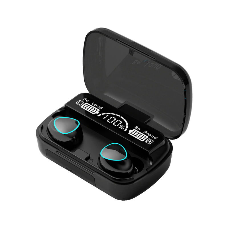 Fone de ouvido sem fio M10 de nova chegada, headset de alta qualidade, som perfeito, fones de ouvido para esportes, jogos e música, fone BT com power bank.