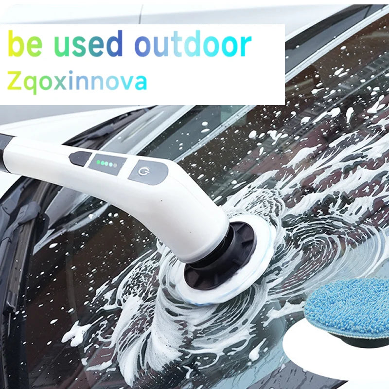 Escova Giratória Sem Fio para Uso Doméstico, Gadgets de Cozinha, Escovas de Cabelo, Vassoura para Banheiro, Mop para Vaso Sanitário, Escova de Limpeza Elétrica Multifuncional