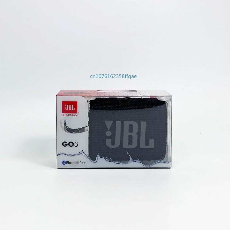 Original JBL GO 3 Alto-falante Bluetooth sem fio Alto-falante portátil à prova d'água
