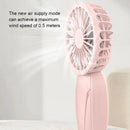 Ventilador portátil de mão pequeno, leve em ABS, com aparência fofa, ventilador mini USB recarregável para resfriamento em movimento, ventilador mini portátil para o bolso.