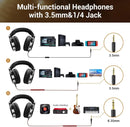 Fones de ouvido com fio Oneodio Pro-10 com drivers HiFi de 50 mm, fones de ouvido grandes para estúdio de mixagem, gravação e monitoramento.