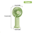 Ventilador Mini Portátil USB para Uso Externo, Ventilador de Mão com Suporte para Telefone de Mesa, 3 Ajustes de Ventos, Longa Vida Útil, Ventilador Mini Multifuncional