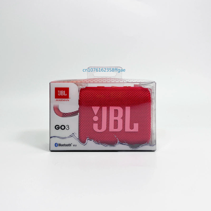 Original JBL GO 3 Alto-falante Bluetooth sem fio Alto-falante portátil à prova d'água