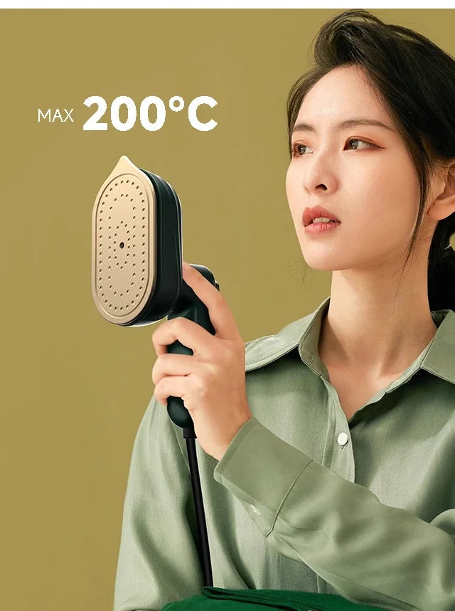 Nova Placa de Ferro de Roupa Portátil para Roupas - Mini Máquina de Passar, Ferro de Vapor Portátil, Eletrodoméstico de Vapor para Vestuário