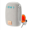 Caixa de Som Bluetooth Portátil Sem Fio Rádio FM Subwoofer Caixa de Som Música Bass Woofer Mini À Prova D'Água Pequena Coluna Mp3
