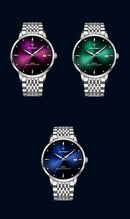 Relógio Masculino Esportivo de Luxo POEDAGAR à Prova D'Água Luminosa de Aço Inoxidável com Data para Homens, Relógio de Quartzo para Negócios