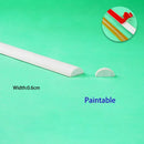 Moldura para Pintar | Design Autoadesivo de Descascar e Colar | Decoração de Casa na Moldura do Espelho do Gabinete, Borda de Parede, Decoração DIY, 1m