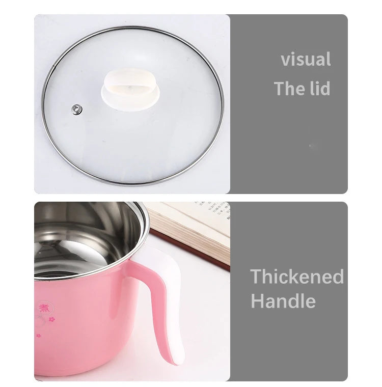 Panela Elétrica Multifuncional Panela Quente 1-2 Pessoas Panela de Aquecimento