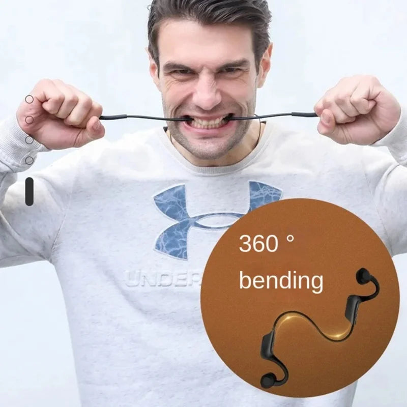 Fones de Ouvido para Natação Xiaomi com Condução Óssea Bluetooth 5.4 IPX8 À Prova d'Água Não Intra-auricular Sem Fio Plugável para Esportes Novos