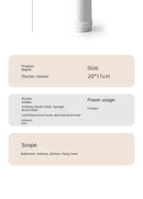 Escova de Limpeza Elétrica Multifuncional para Cozinha e Banheiro - Escovador de Mão Sem Fio para Pratos, Panelas e Caçarolas