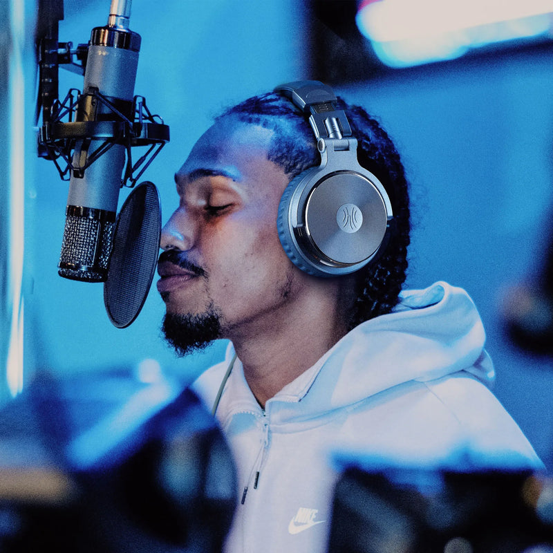 Fones de ouvido com fio Oneodio Pro-10 com drivers HiFi de 50 mm, fones de ouvido grandes para estúdio de mixagem, gravação e monitoramento.