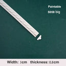 Moldura para Pintar | Design Autoadesivo de Descascar e Colar | Decoração de Casa na Moldura do Espelho do Gabinete, Borda de Parede, Decoração DIY, 1m