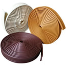 Fita Decorativa Auto-Adesiva de Parede Soft Line NBR 5M para Rodapé, Acabamento de Azulejo, Bordas Anticollision, Moldura, Adesivo 3D para Paredes