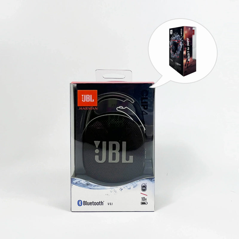 Caixa de Som JBL CLIP 4 - Subwoofer, Mini Caixa de Som, IP67 À Prova de Poeira e Água