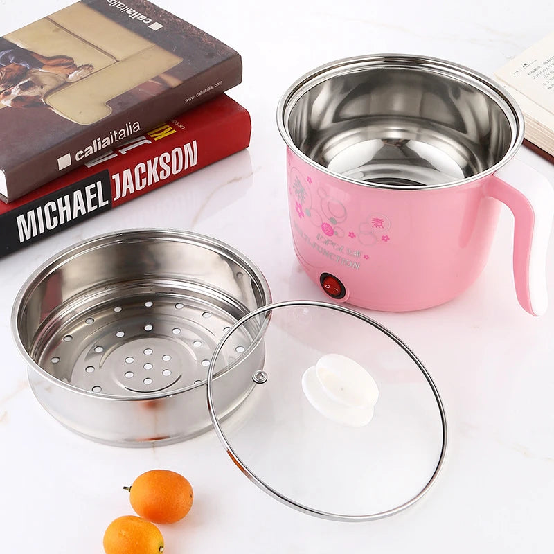 Panela Elétrica Multifuncional Panela Quente 1-2 Pessoas Panela de Aquecimento