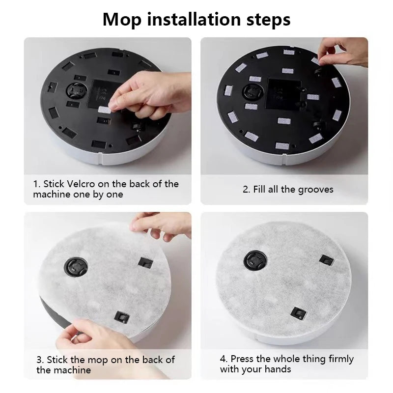 Aspirador Robô Inteligente Xiaomi 3 em 1 com Navegação Automática, Desvio de Obstáculos, Recarregável via USB para Limpeza Doméstica