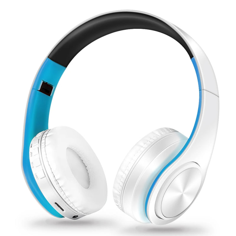 Fones de Ouvido Sem Fio Bluetooth Estéreo Masculinos com Microfone Embutido e Conector de 3,5 mm para Xiaomi Samsung iPhone