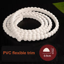 Moldura para Pintar | Design Autoadesivo de Descascar e Colar | Decoração de Casa na Moldura do Espelho do Gabinete, Borda de Parede, Decoração DIY, 1m