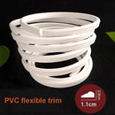 Moldura para Pintar | Design Autoadesivo de Descascar e Colar | Decoração de Casa na Moldura do Espelho do Gabinete, Borda de Parede, Decoração DIY, 1m