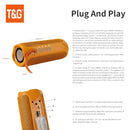 Caixa de Som Bluetooth TG191 Outdoor Portátil TWS True Wireless, À Prova d'Água, Subwoofer Potente, Som Estéreo Surround para FM