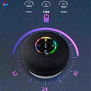 Mini Alto-Falante Portátil MINGCVIL Bluetooth à Prova d'Água IPX4 com Luzes LED para Banheiro e Área Externa, com Ventosa Grande que Pode Ser Fixada na Parede