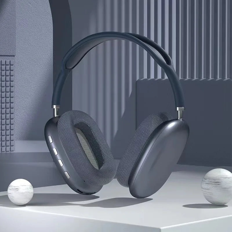 Fone de Ouvido Sem Fio Bluetooth P9 para Esportes ao Ar Livre, Gaming, Fones de Ouvido Sem Fio com Microfone, Cancelamento de Ruído, Fones de Ouvido Bluetooth