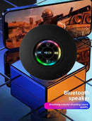 Mini Alto-Falante Portátil MINGCVIL Bluetooth à Prova d'Água IPX4 com Luzes LED para Banheiro e Área Externa, com Ventosa Grande que Pode Ser Fixada na Parede