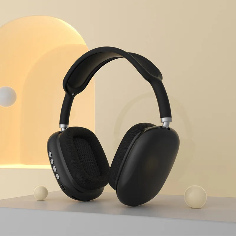 Fone de Ouvido Sem Fio Bluetooth P9 para Esportes ao Ar Livre, Gaming, Fones de Ouvido Sem Fio com Microfone, Cancelamento de Ruído, Fones de Ouvido Bluetooth