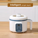Mini Panela de Arroz Elétrica Inteligente Automática de Camada Simples e Dupla para Cozinhar em Casa para 1-2 Pessoas MultiPanela Panela de Arroz a Vapor