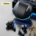 Fones de Ouvido Gaming Lenovo GM2 Pro Bluetooth 5.3 Headset Esportivo com Modo Duplo, Chamada HD, Redução de Ruído e Microfone para iPhone 2024