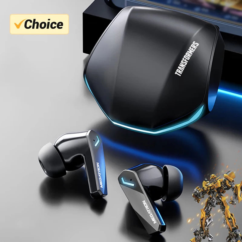 Fones de Ouvido Gaming Lenovo GM2 Pro Bluetooth 5.3 Headset Esportivo com Modo Duplo, Chamada HD, Redução de Ruído e Microfone para iPhone 2024