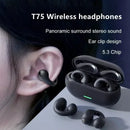Novo Original Fones de Ouvido Sem Fio T75 com Condução Óssea Bluetooth 5.3 Fones de Ouvido Esportivos Qualidade de Som HiFi À Prova D'Água Headset TWS